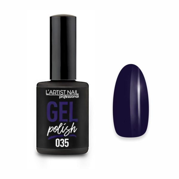 035 gel polish dark purple 2